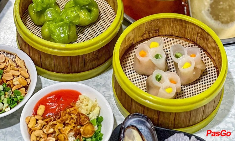 Nhà hàng XieXìe Hotpot Dimum Cộng Hòa Buffet Lẩu Băng Chuyền Trung Hoa 7