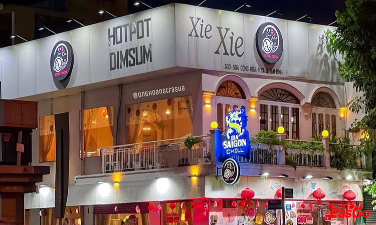 Nhà hàng XieXìe Hotpot Dimum Cộng Hòa Buffet Lẩu Băng Chuyền Trung Hoa 9