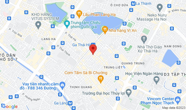 Số 01 ngõ 131 Thái Hà, P. Trung Liệt, Q. Đống Đa