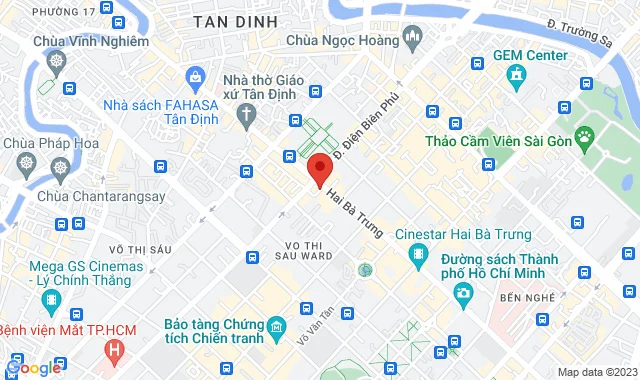 Số 193/1 Hai Bà Trưng, P.6, Q.3,
