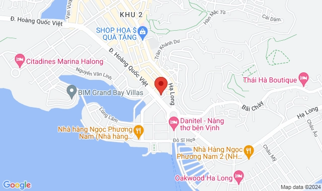Số 2 Hoàng Quốc Việt, KĐT mới Bãi Cháy , P. Bãi Cháy, TP. Hạ Long