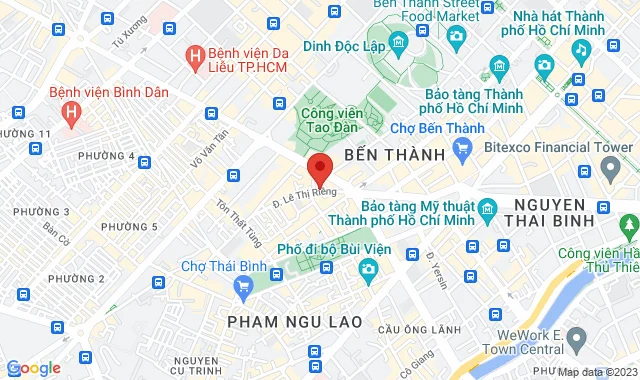 Số 52 đường Lê Thị Riêng, P. Bến Thành,  Q. 1 