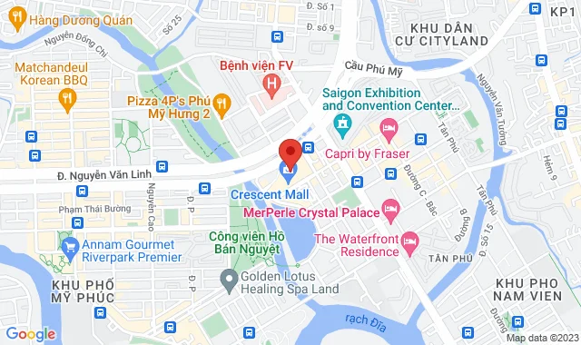 Tầng 05, Crescent Mall, 101 Tôn Dật Tiên, P. Tân Phú, Q. 7