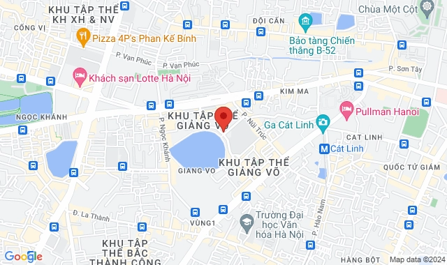 Tầng 1, Khách sạn Dolce by Wyndham Hanoi Golden Lake - Khách sạn dát vàng, B7 Giảng Võ, P. Giảng Võ, Q. Ba Đình