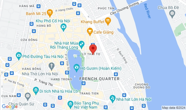 Tầng 13 Authentic HaNoi Hotel, 13 Lý Thái Tổ, P. Lý Thái Tổ, Q. Hoàn Kiếm
