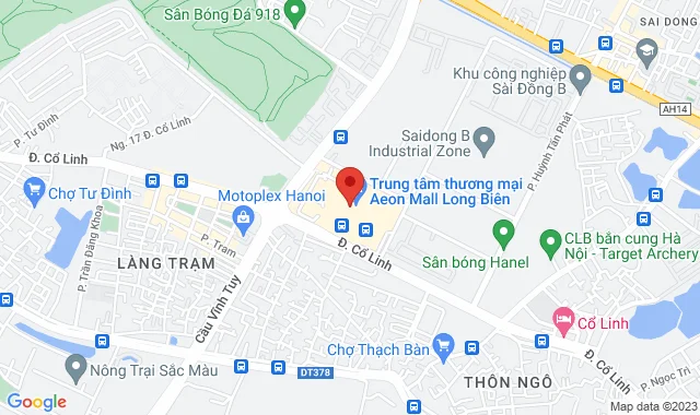 Tầng 3 TTTM Aeon Mall Long Biên, Số 27 đường Cổ Linh, Q. Long Biên