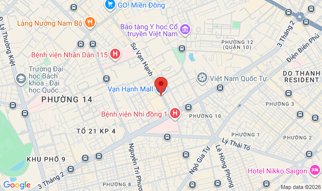 Tầng 6, TTTM Vạn Hạnh Mall , 11 Sư Vạn Hạnh, P. Hòa Hưng, TP.HCM, Việt Nam