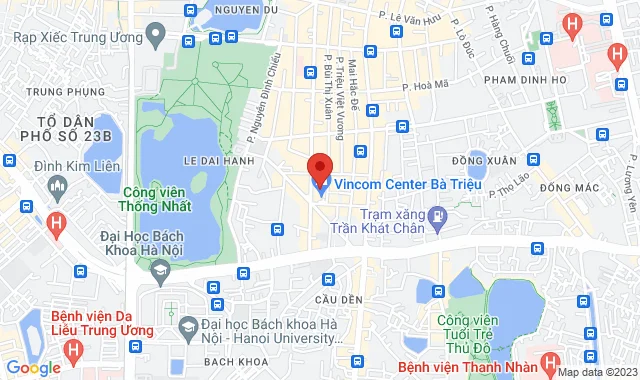 TTTM Vincom Bà Triệu, Tầng 4, 191 Bà Triệu, Q. Hai Bà Trưng