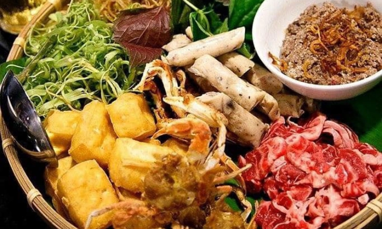 Set Lẩu Riêu Cua Bắp Bò Sườn Sụn, Giá 240K - Ngõ 8 Cù Lao2