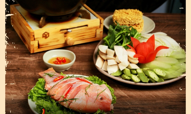 Set Lẩu Cá Diêu Hồng Tối T2-CN, Giá 199K1