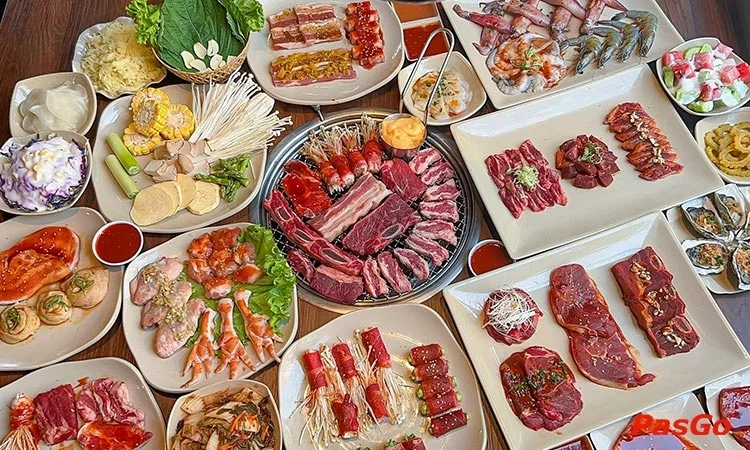 Suất Buffet Nướng Medium T2-CN, Giá 186K1
