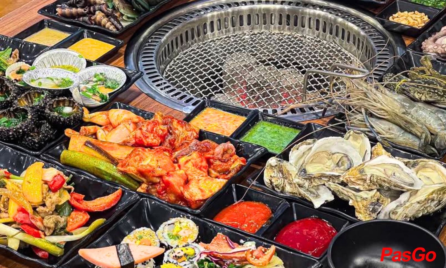 Suất Buffet Hải Sản Lẩu & Nướng, Giá 339K