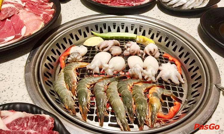 Suất Buffet Nướng Lẩu T2-CN, Giá 359K 