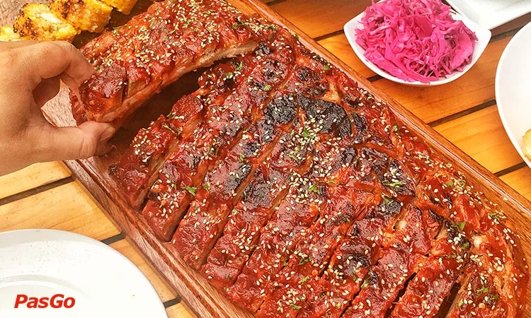 T2: GIẢM 50% Sườn nướng BBQ vị bất kỳ 