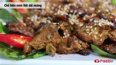 Cách làm thịt dải nướng hấp dẫn tại Phủi Quán Phan Bội Châu